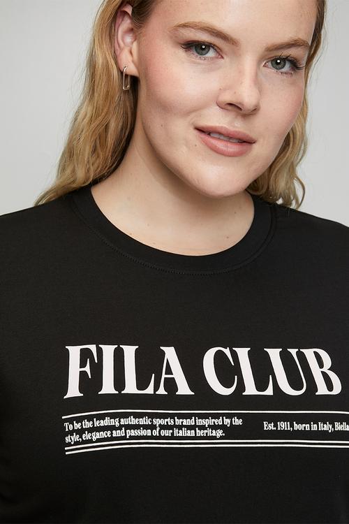 Plus Fila Club T-Shirt - Black