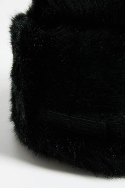 Cossack Faux Fur Hat - Black