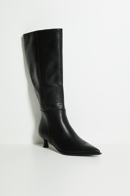 Soho knee length boot - black 