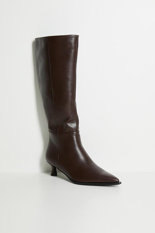 Soho knee length boot - brown 