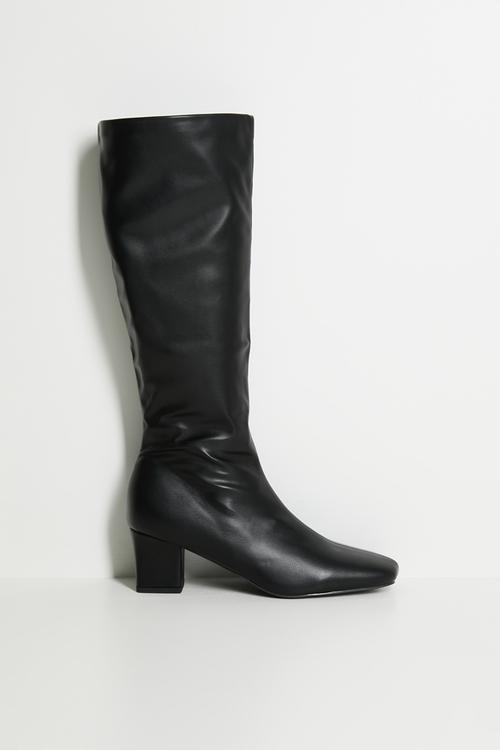 Peyton knee length boot - black 