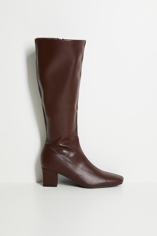 Peyton knee length boot - brown 