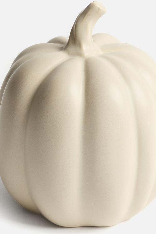 Stoneware decoration - cream