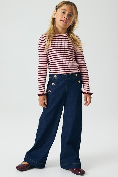 Wide leg jeans - dark denim blue
