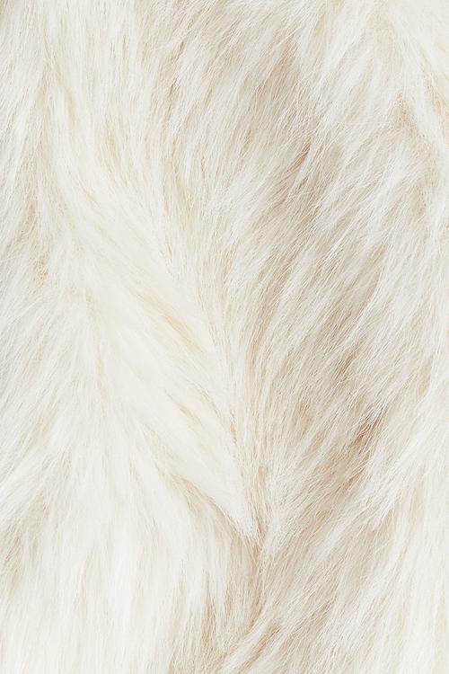 Fluffy gilet - light beige