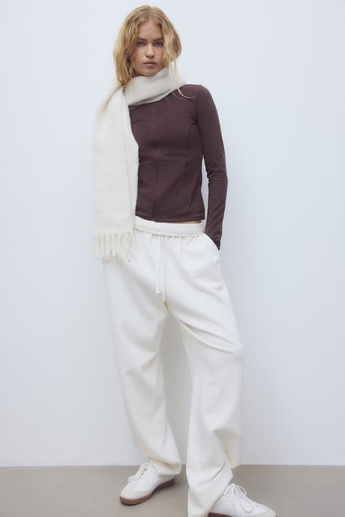 Sports fleece jacket with softmove - warm brown