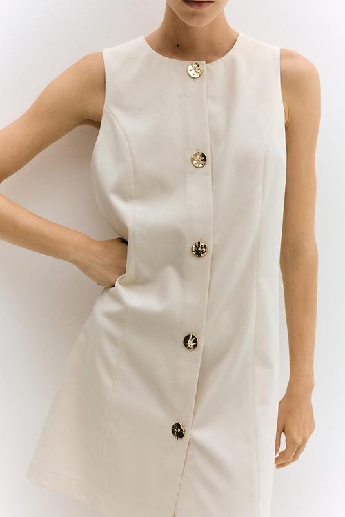 Shift dress - cream