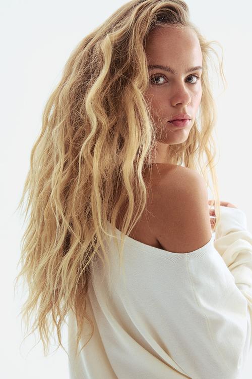 One-shoulder jumper - white