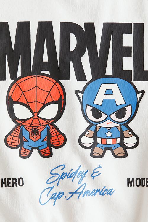 Printed sweatshirt - white/marvel comics