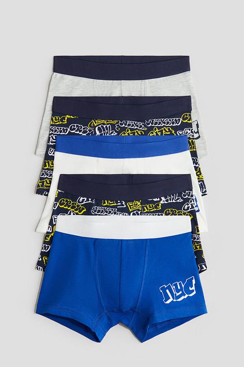 5-pack trunks - bright blue/nyc