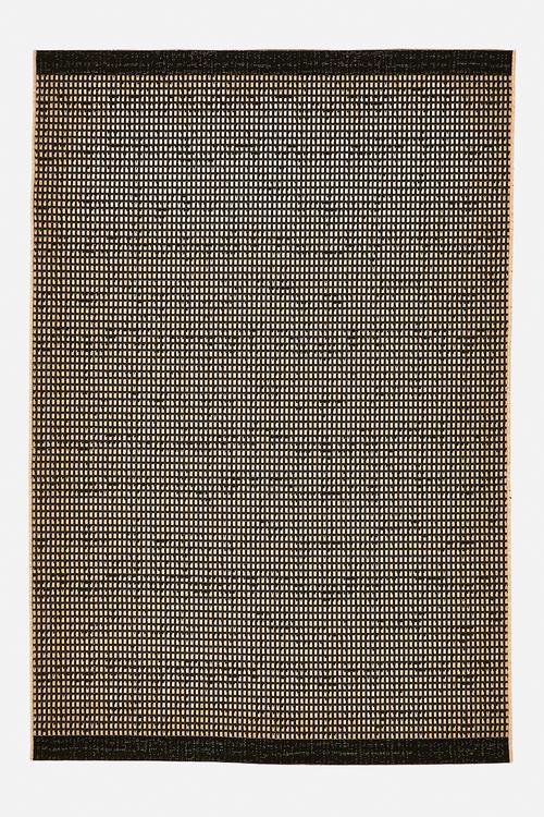 Juno Outdoor/Indoor Rug - Black & Nat