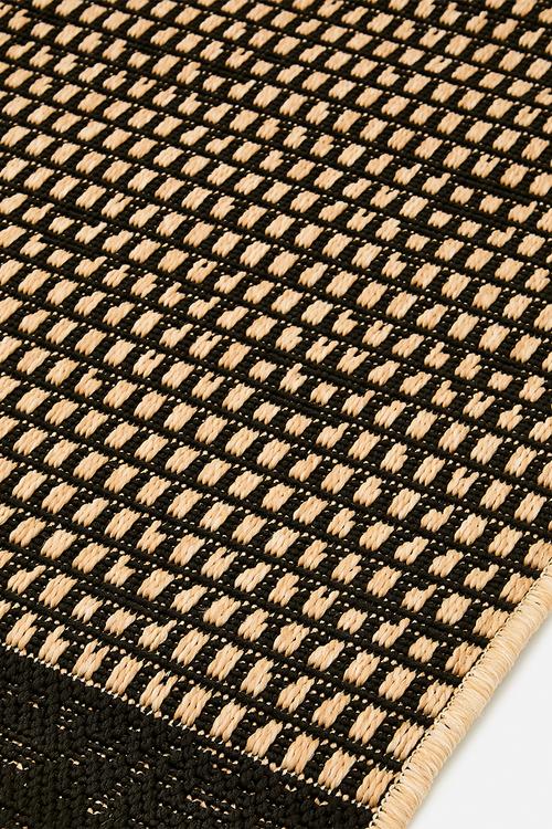 Juno Outdoor/Indoor Rug - Black & Nat