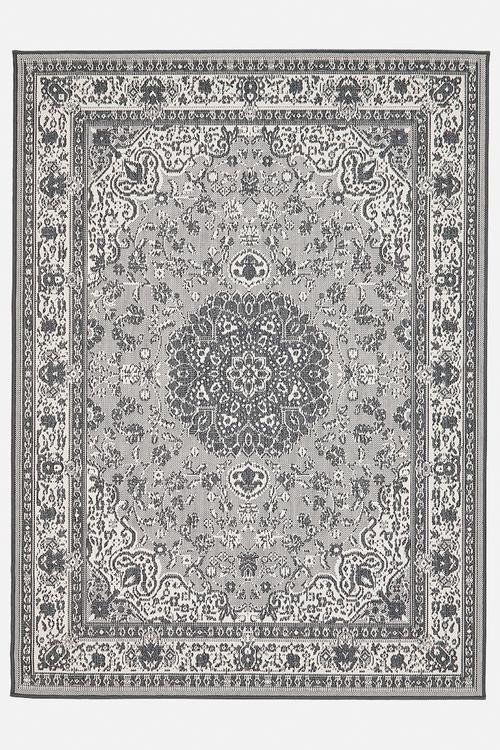 Antique Outdoor/Indoor Rug - grey