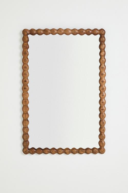 Boba Wooden Mirror - Natural