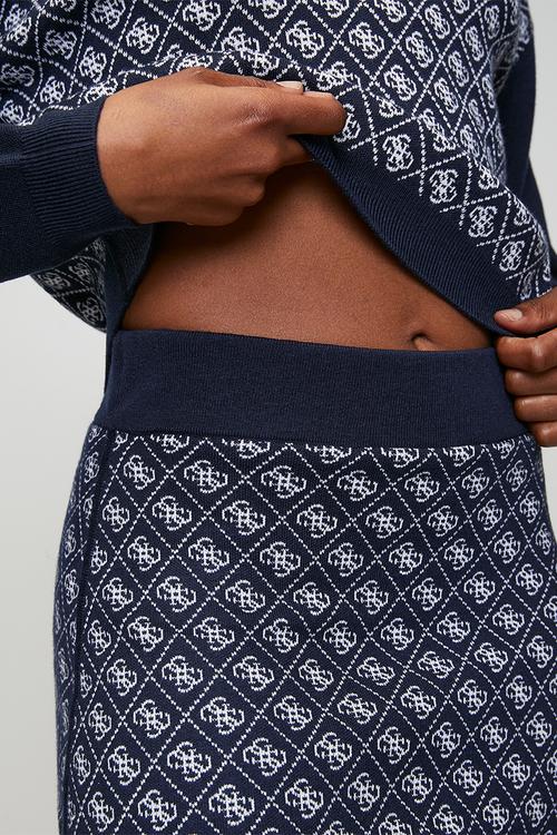 Aubrey 4G Skirt - Blue And Cream
