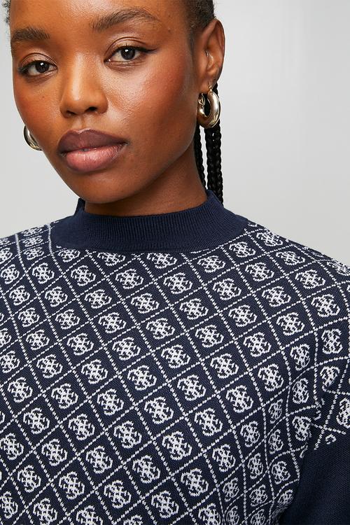 Aubrey 4G Sweater - Blue And Cream