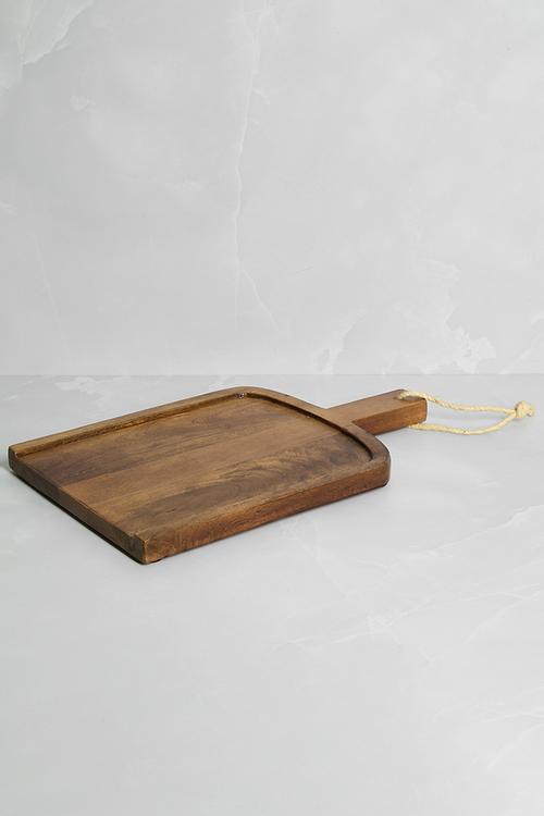 Wooden Paddle Serving Platter - Natural