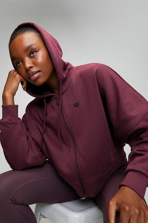 Ess F Z Hoodie W S26 - Maroon