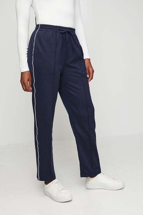 Wmn Tori Varsity Track Pant - Carbon