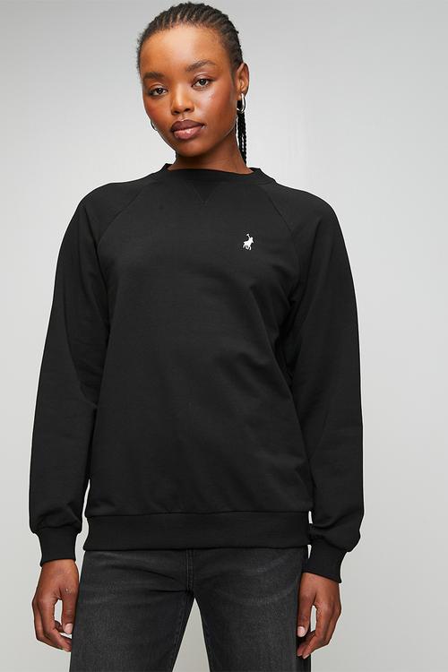 Wmn Sophia Long sleeve Track Top - Black