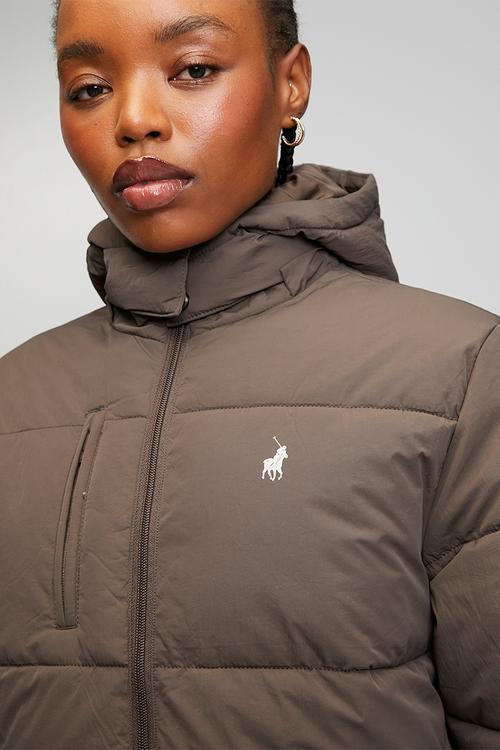 Wmn Piper Puffer Jacket - brown