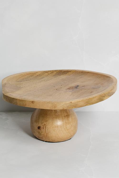 Organic Shape Cake Stand - Natural
