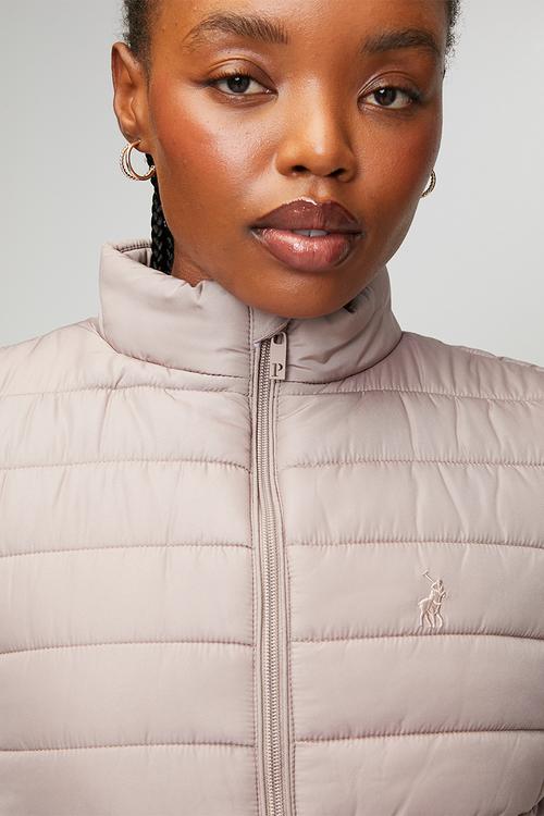 Wmn Bailey Sl Puffer Jacket - Rose Taupe