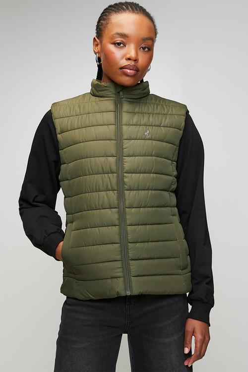 Wmn Bailey Sl Puffer Jacket - Olive