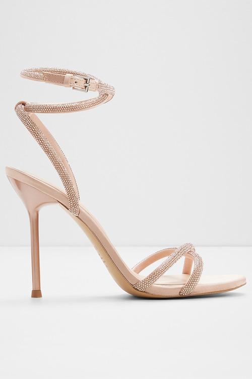 Manaelden ankle strap heel - open pink