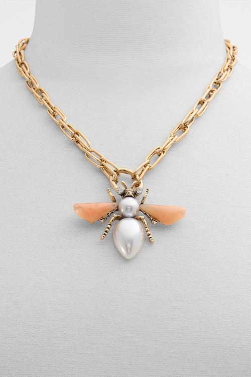 Queenbee Ice Necklace - Gold