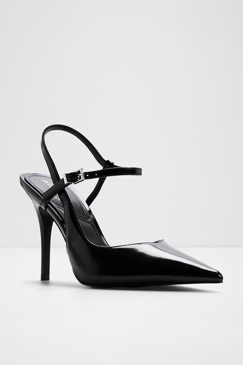 Vivenne ankle strap heel - black