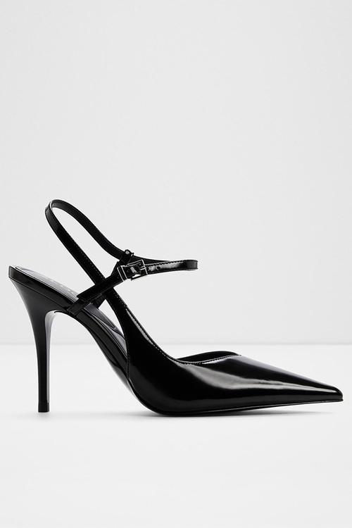 Vivenne ankle strap heel - black