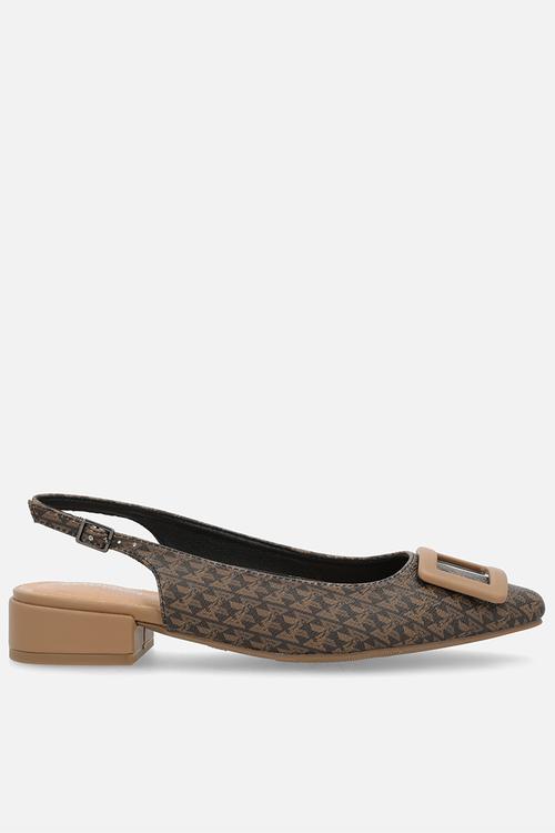Babette 2 slingback pump - chocolate multi