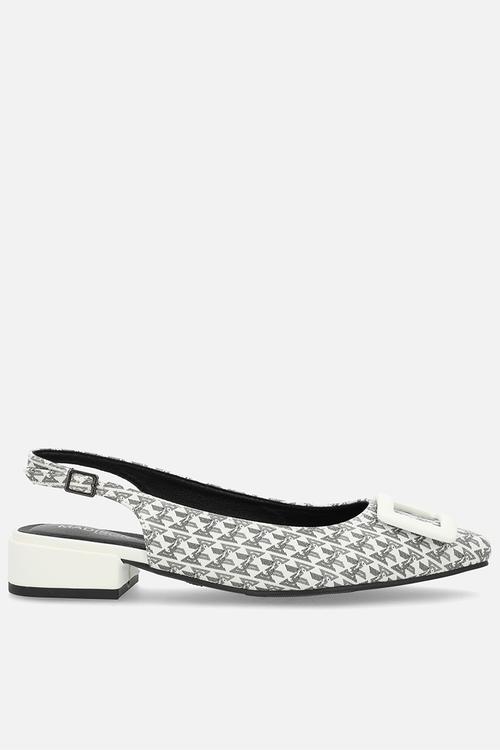 Babette 2 slingback pump - white multi