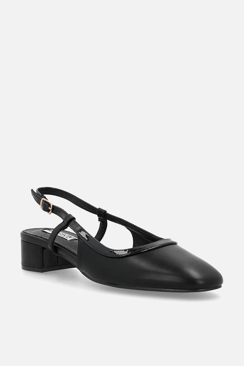 Oksana slingback heel - black