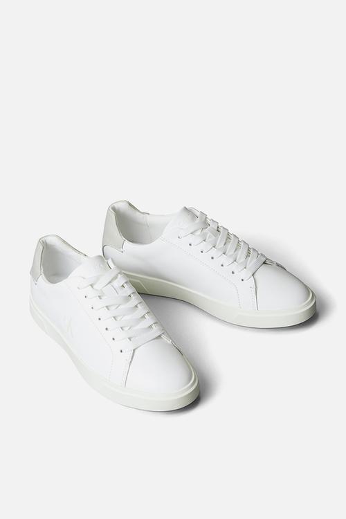 Low Pro Cup Laceup - Bright White/Crystal Grey