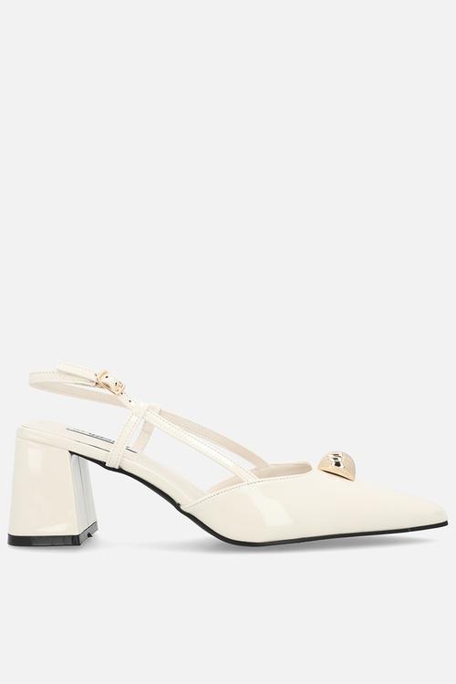 Odyssey slingback heel - off white