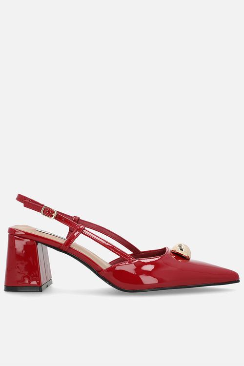 Odyssey slingback heel - dark red