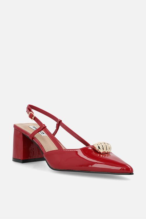 Odyssey slingback heel - dark red