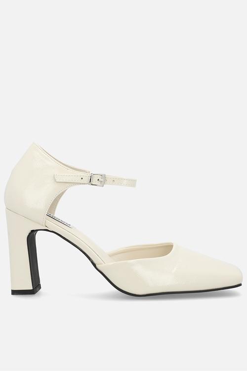 Odessa ankle strap heel - off white