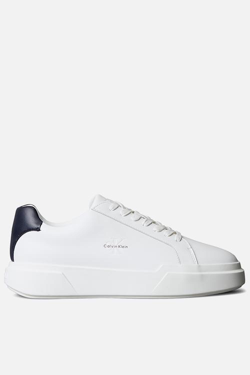 Chunky Cupsole Laceup - Bright White/Navy