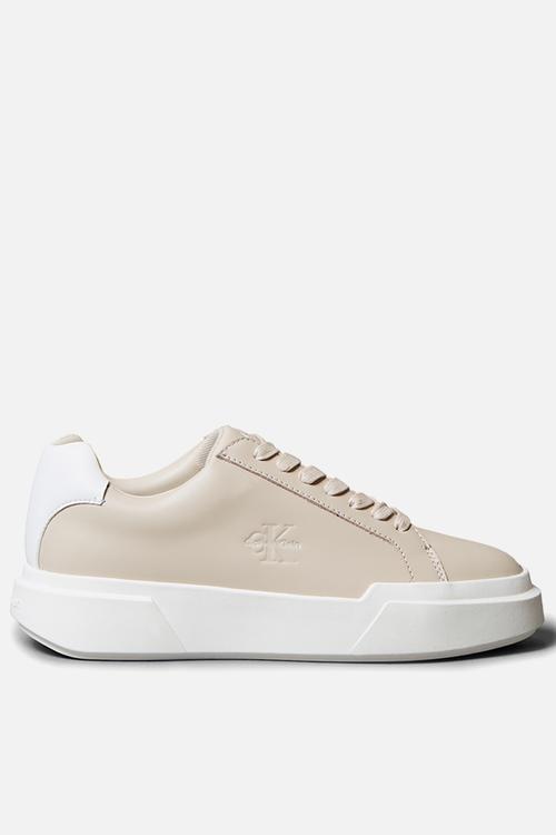 Chunky Cupsole Laceup - Stony Beige/Bright White