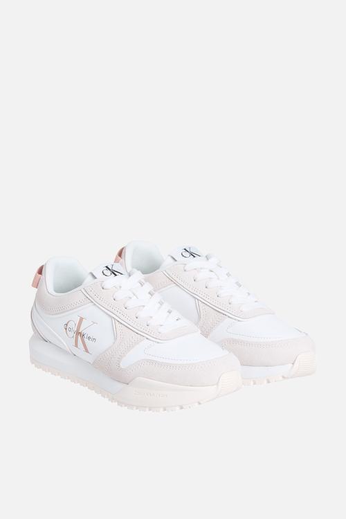Toothy Runner Laceup - White/Ancient White