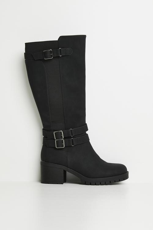 Jovie 2 knee length boot - black