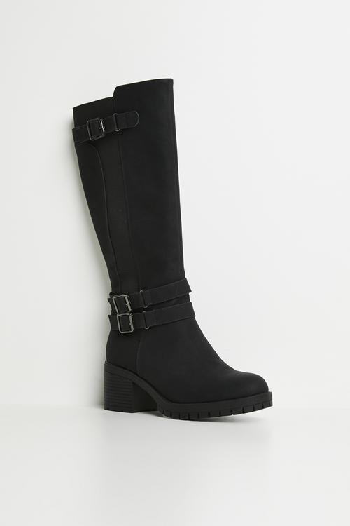 Jovie 2 knee length boot - black