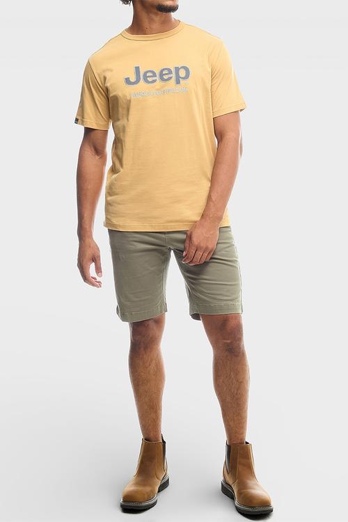 Applique Tee - Khaki