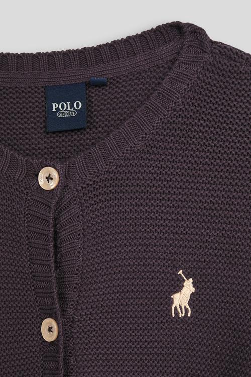 Audrey knitted cardigan - plum