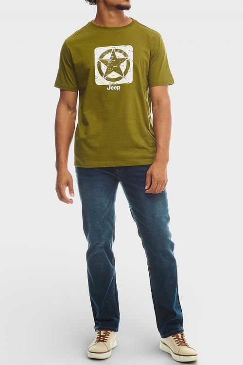 Logo Star Tee - Olive