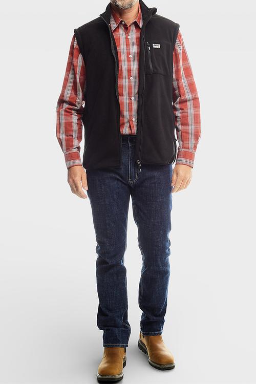 Core Fleece Gilet - Black