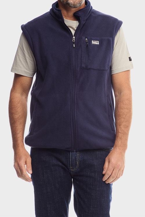 Fleece Gilet - Navy